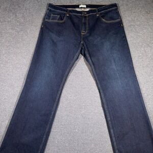 Tecovas Standard Jean Mens 40x34 Dark Blue Straight Leg Stretch Denim Cowboy USA